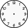 Clock Face Clip Art